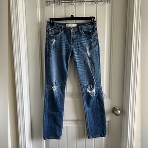 Abercrombie & Fitch Distressed Denim Jeans